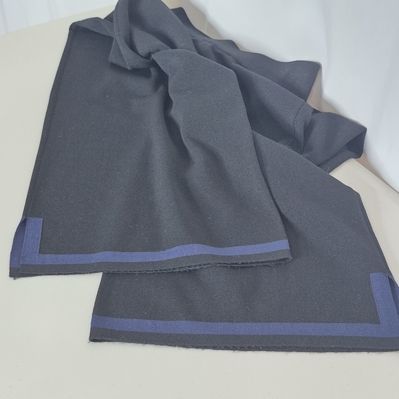 Tahari Pull-On Wide Leg Pants Elastic Waistline Ankle Slit Colorblock - Size S/6 - Picture 5 of 11